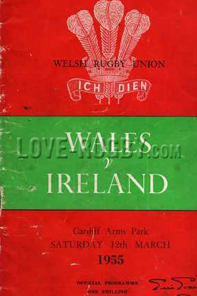Wales Ireland 1955 memorabilia