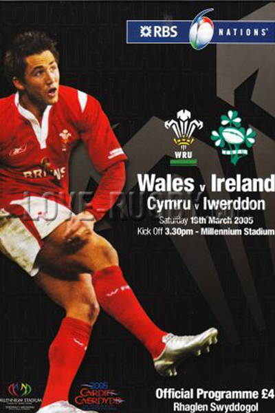 2005 Wales v Ireland  Rugby Programme