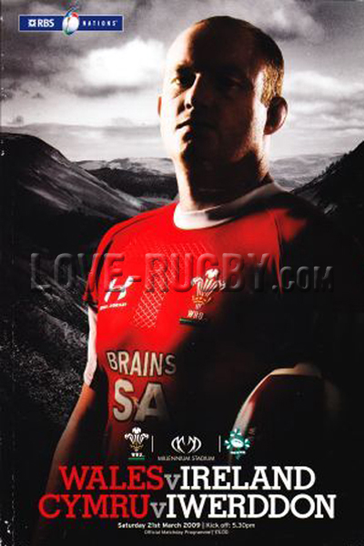 2009 Wales v Ireland  Rugby Programme