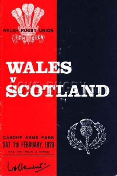 Wales Scotland 1970 memorabilia