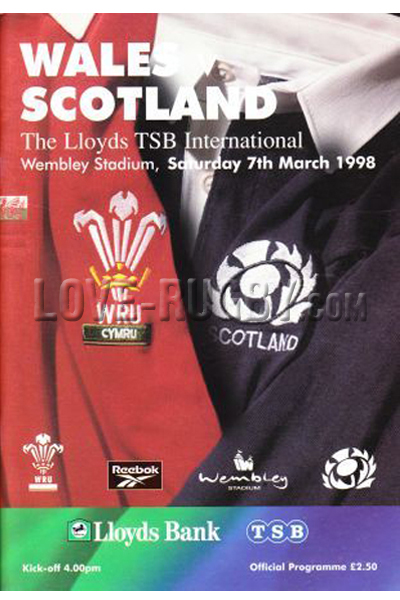 Wales Scotland 1998 memorabilia