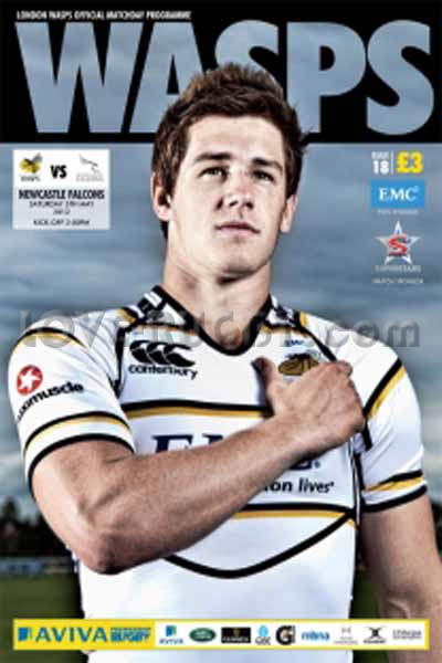 2012 Wasps v Newcastle  Rugby Programme