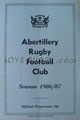 Abertillery Neath 1986 memorabilia