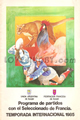 Argentina v France 1985 rugby  Programme