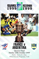 Argentina v France 1999 rugby  Programme