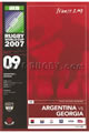 Argentina v Georgia 2007 rugby  Programmes