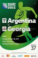 Argentina v Georgia 2011 rugby  Programmes