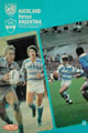 Auckland v Argentina 1979 rugby  Programme