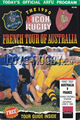 Australia v France 1990 rugby  Programme