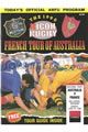 Australia v France 1990 rugby  Programmes