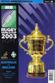 Australia v Ireland 2003 rugby  Programme