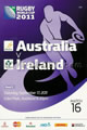 Australia v Ireland 2011 rugby  Programme