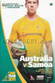 Australia Samoa 2011 memorabilia