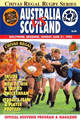 Australia v Scotland 1992 rugby  Programmes