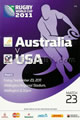 Australia v USA 2011 rugby  Programmes