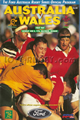 Australia v Wales 1996 rugby  Programmes