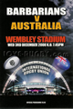 Barbarians v Australia 2008 rugby  Programme