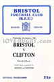 Bristol Clifton 1986 memorabilia