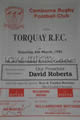 Camborne Torquay 1993 memorabilia