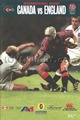 Canada v England 2001 rugby  Programmes