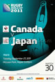 Canada v Japan 2011 rugby  Programme