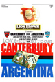 Canterbury v Argentina 1989 rugby  Programme