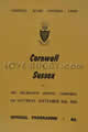 Cornwall Sussex 1959 memorabilia