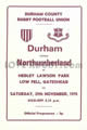 Durham Northumberland 1975 memorabilia