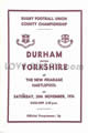 Durham Yorkshire 1976 memorabilia