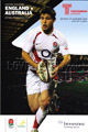 England v Australia 2008 rugby  Programme