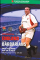 England v Barbarians 2002 rugby  Programme