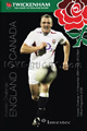 England v Canada 2004 rugby  Programme