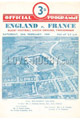 England v France 1949 rugby  Programme