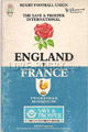 England v France 1989 rugby  Programmes
