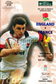 England v France 1997 rugby  Programmes