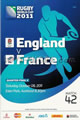 England v France 2011 rugby  Programme