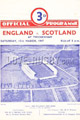 England v Scotland 1947 rugby  Programme