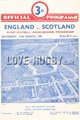 England v Scotland 1951 rugby  Programmes