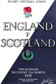 England v Scotland 1959 rugby  Programmes