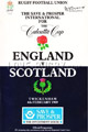 England v Scotland 1989 rugby  Programmes