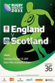 England v Scotland 2011 rugby  Programme