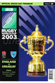 England v Uruguay 2003 rugby  Programmes