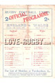 England v Wales 1929 rugby  Programme