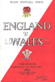 England v Wales 1956 rugby  Programmes