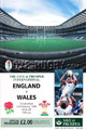 England v Wales 1996 rugby  Programme