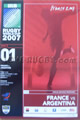 France v Argentina 2007 rugby  Programmes