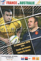 France v Australia 2010 rugby  Programmes