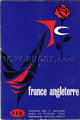 France v England 1964 rugby  Programme