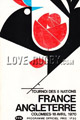 France v England 1970 rugby  Programme