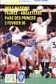 France v England 1990 rugby  Programme